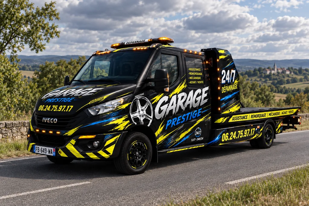 La dépanneuse Garage Prestige pour les voitures et utilitaires